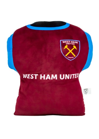 West Ham United FC Red/Blue Shirt Cushion