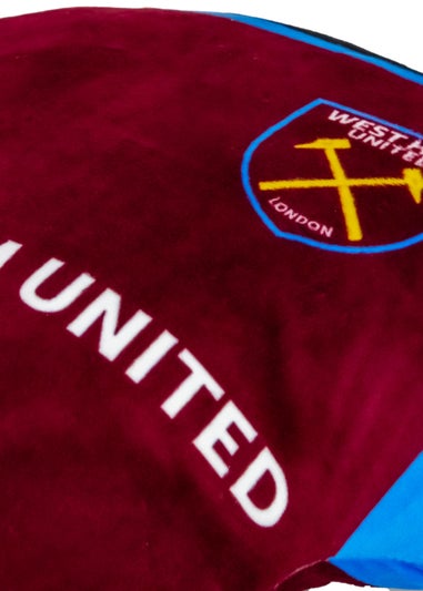 West Ham United FC Red/Blue Shirt Cushion