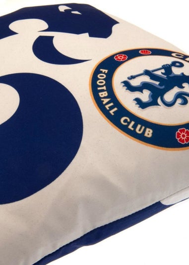 Chelsea FC Blue Crest Filled Cushion