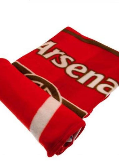 Arsenal FC Red Pulse Design Fleece Blanket