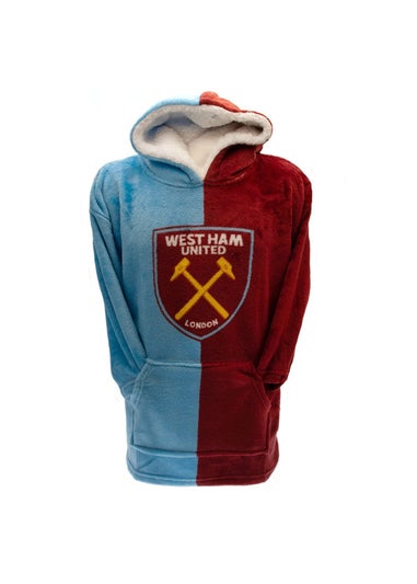 West Ham United FC Red Hoodie Blanket