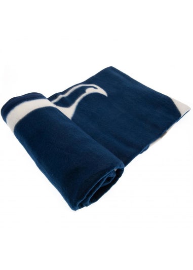 Tottenham Hotspur FC Blue Pulse Design Fleece Blanket