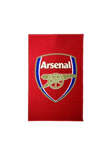 Arsenal FC Red Official Football Crest Rug