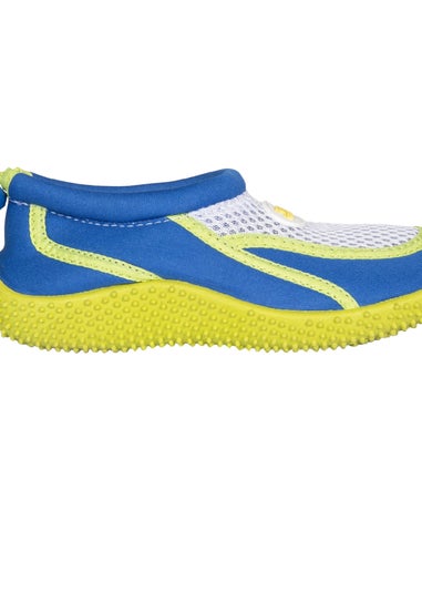 Trespass Boys Blue Kids Squidder Slip On Aqua Shoes (Younger 10 - Older 5)