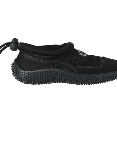 Trespass Black Adults Paddle Aqua Swimming Shoe - Matalan