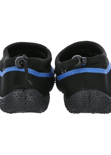 Trespass Black/Blue Adults Paddle Aqua Swimming Shoe