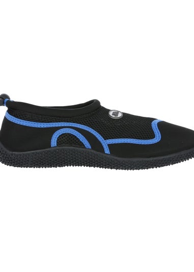 Trespass Black/Blue Adults Paddle Aqua Swimming Shoe