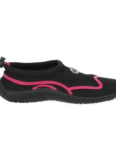 Trespass Black/Red Adults Paddle Aqua Swimming Shoe