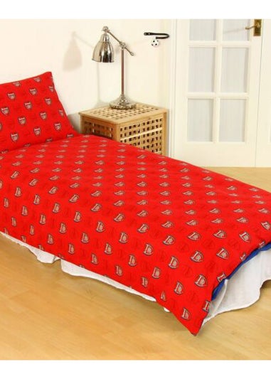 Arsenal FC Red Pulse Reversible Duvet And Pillow Case Set