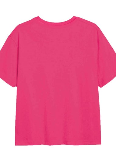 Gabby's Dollhouse Kids Fuchsia Friends Hearts T-Shirt (3-8yrs)