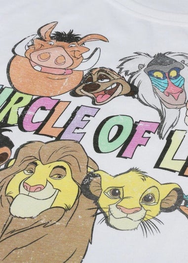 The Lion King White Circle Of Life T-Shirt