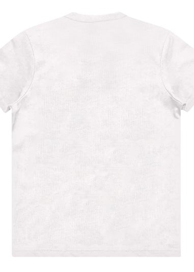 Disney White Kids Big Grin Cotton T-Shirt (3-12yrs)