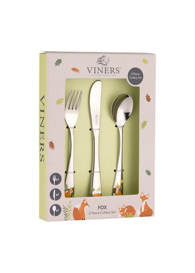 Viners Fox 3 Piece Kids Cutlery Set