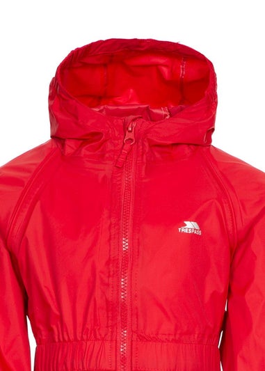 Trespass Baby Red Button Rain Suit (1-2yrs)