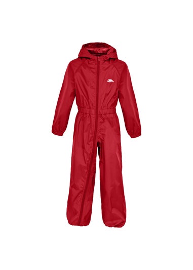 Trespass Baby Red Button Rain Suit (1-2yrs)