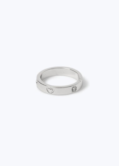 Muse Silver Diamond Ring