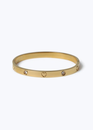 Gold Diamond Bangle
