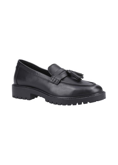 Hush Puppies Girls Black Abigail Junior School Shoes (Younger 10-Older 2)