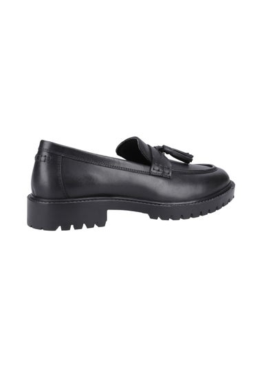 Hush Puppies Girls Black Abigail Junior School Shoes (Younger 10-Older 2)