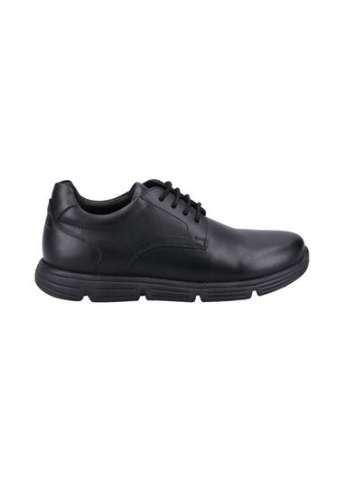 Hush Puppies Boys Black Adrian Jnr School Shoes (Younger 10-Older 2)