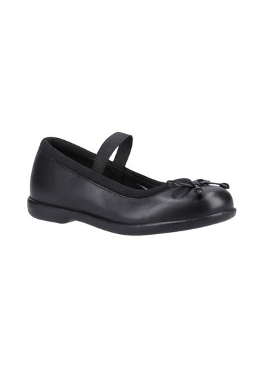 Hush Puppies Girls Black Betty Junior School Shoes (Younger 10-Older 2)