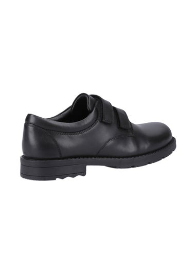 Hush Puppies Boys Black Barry Junior School Shoes (Younger 10-Older 2)