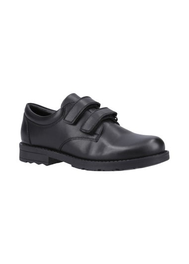 Hush Puppies Boys Black Barry Junior School Shoes (Younger 10-Older 2)