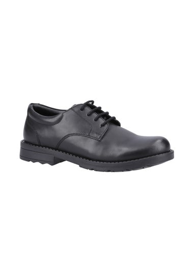 Hush Puppies Boys Black Bruno Senior School Shoes (Older 3-6)