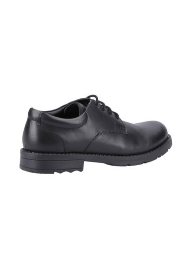 Hush Puppies Boys Black Bruno Senior School Shoes (Older 3-6)