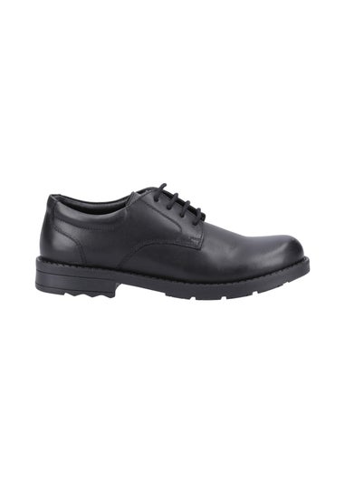 Hush Puppies Boys Black Bruno Junior School Shoes (Younger 10-Older 2)