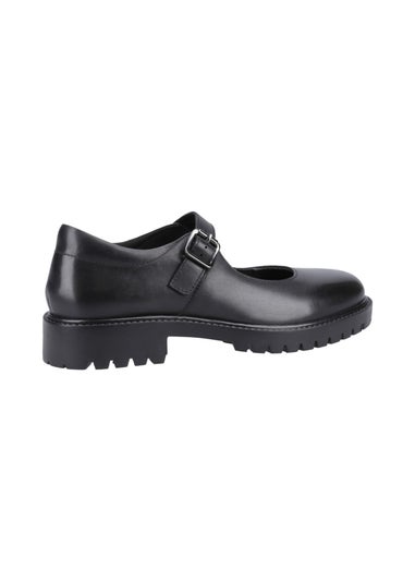 Hush Puppies Girls Black Aurora Senior School Shoes (Older 3-5)