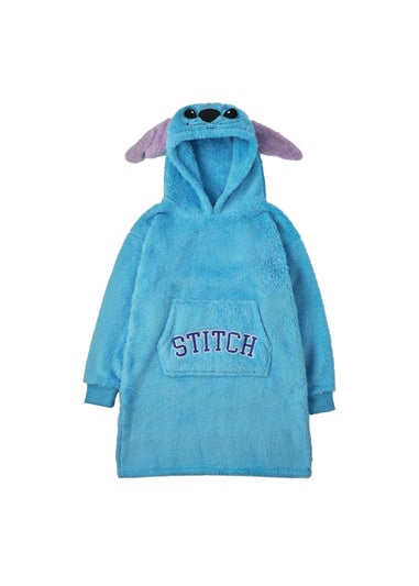 Disney Stitch Blue Hoodie Blanket