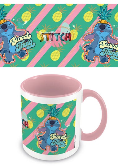 Disney Stitch White You're My Fave Inner Two Tone Mug (12cm x 8.7cm)