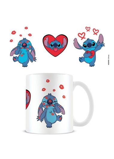 Disney Stitch White Love Mug (12cm x 8.7cm)