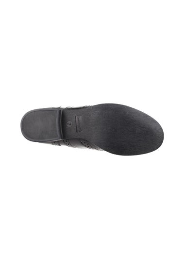 Hush Puppies Girls Black Kada Junior School Shoes (Younger 13-Older 5)