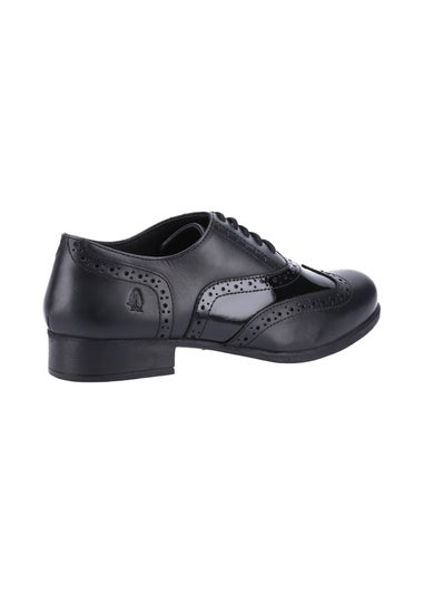 Hush Puppies Girls Black Kada Junior School Shoes (Younger 13-Older 5)