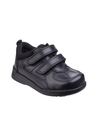 Hush Puppies Boys Black Liam Infant School Shoes (Younger 4 - 13)