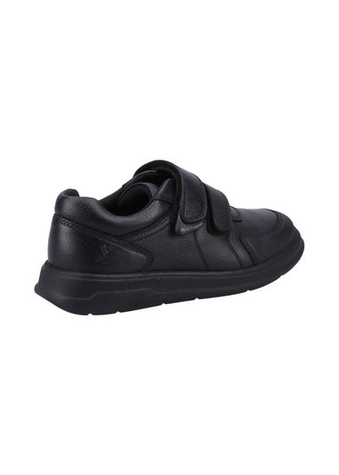 Hush Puppies Boys Black Ryan Jnr School Shoes (Younger 10 - Older 2)