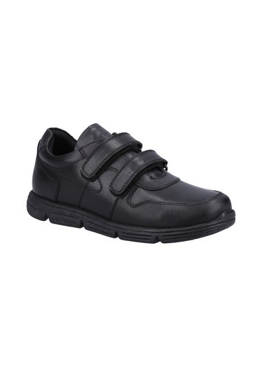 Hush Puppies Boys Black Lucas Junior School Shoes (Younger 10-Older 2)