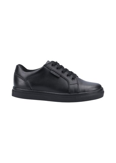 Hush Puppies Boys Black Sam Junior School Shoes (Younger 10-Older 2)