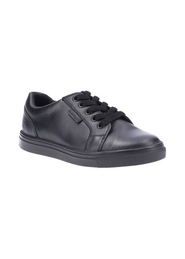 Hush Puppies Boys Black Sam Junior School Shoes (Younger 10-Older 2)