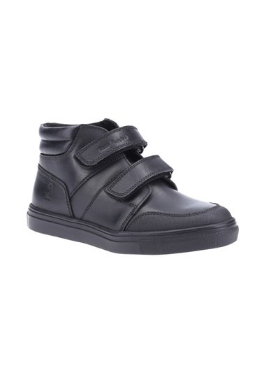 Hush Puppies Boys Black Seth Junior School Shoes (Younger 10 - Older 2)