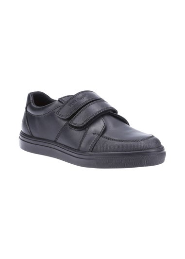 Hush Puppies Boys Black Santos Junior School Shoes (Younger 10-Older 2)