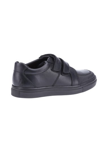 Hush Puppies Boys Black Santos Junior School Shoes (Younger 10-Older 2)