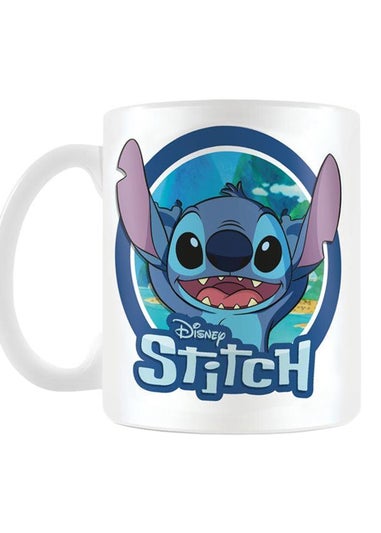Disney Stitch Blue Printed Mug (12cm x 8.7cm)