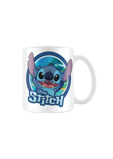 Disney Stitch Blue Printed Mug (12cm x 8.7cm)