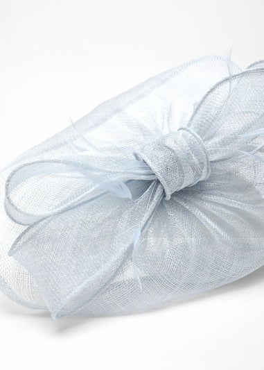 Quiz Blue Large Bow Headband Fascinator