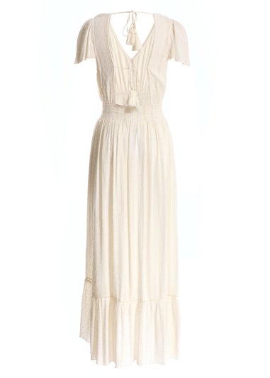 Quiz White Lace Maxi Dress