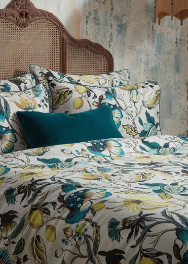 EW by Edinburgh Weavers Morton Floral Piped Duvet Cover Set