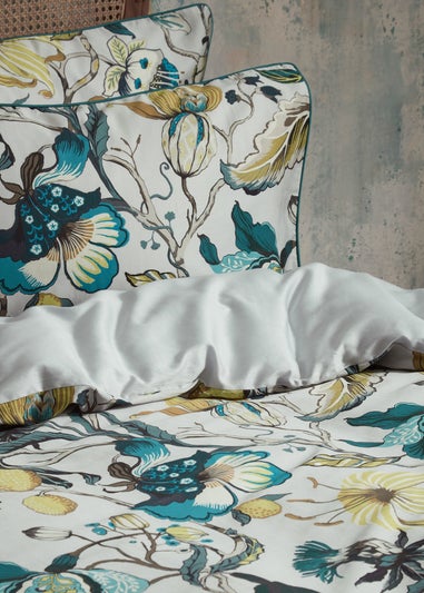 EW by Edinburgh Weavers Morton Floral Piped Duvet Cover Set